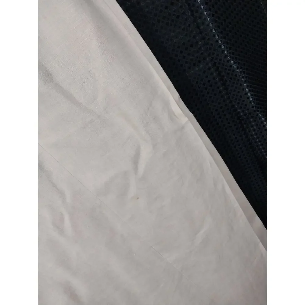 INSERCH! 100% LINEN! NATURAL TAN PLEAT FRONT, CUFFED, WIDE LEG DRESS PANTS! 42W